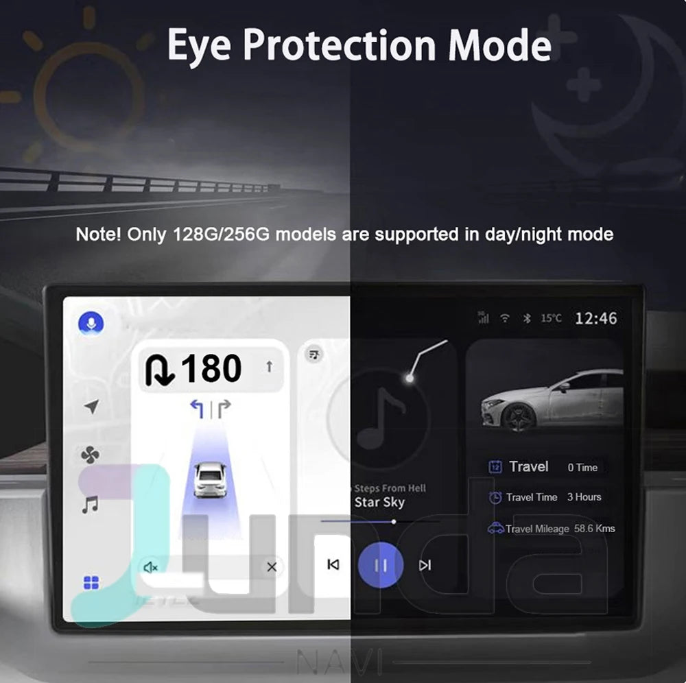 Android 14 Auto Car Radio For Jeep Compass Grand Cherokee Wrangler Chrysler Sebring Town Country Dodge Charger Multimedia Player