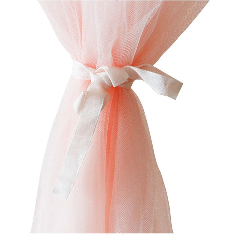 Baby Canopy Mosquito Net Bed Canopy Curtain Bedding Crib Netting Pink Girls Princess Play Tent for Kids Children Room Decoration