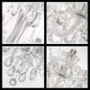 Luxury K9 Crystal Chandelier 18 Light Contemporary Clear Crystal Ceiling Chandelier Lighting, Luxurious Crystal Pendant Light
