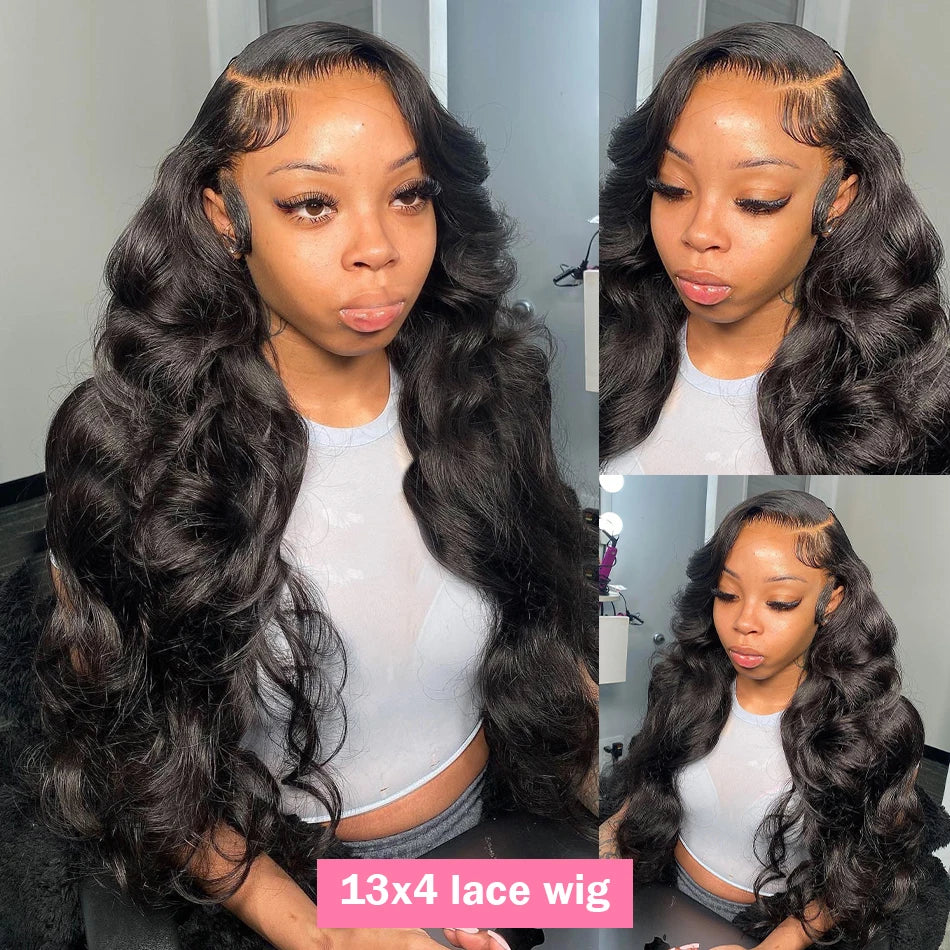 30 40 Inch 360 Full Lace Body Wave Wigs Human Hair 100% 13x4 13x6 HD Lace Frontal Wig For Black Women 4x4 5x5 Lace Closure Wigs