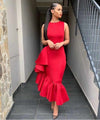 Women's Summer Dress Sleeveless Elegant Party Dress Red Casual Dress