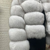 2025 MAOMAOKONG Natural Real Fox Fur Coat Women Winter Long Sleeve Luxury Raccoon Fur Jackets Thick Top Female Furry Coat Vest
