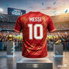 2026  Unisex Messi #10 Football Soccer Jersey Breathable Quick Dry Argentina  Sportswear Casual Training Fan Uniform T Shirt