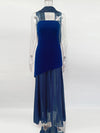 TARUXY Fashion Strapless Dress With Ribbon Female Elegant Sleeveless Mesh Beach Vacation Long Dress 2025 Spring New Women Dress