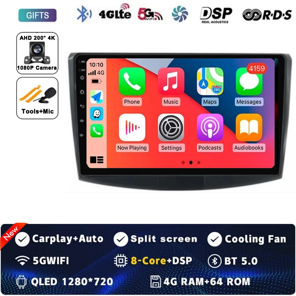 Android 14 For Volkswagen VW Passat B6 B7 CC 2007-2016 Carplay Radio Multimedia Player Auto Car Radio WIFI 4G GPS DSP48EQ 2din