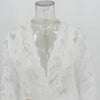 White Jumpsuit Women Overalls Elegant Lace Long One Piece High Waist Feather Y2k Sexy Wedding Party Night Evening Rompers