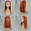 4/30/4 Color Human Hair Bob Wig Straight 13x4 Lace Front Human Hair Wigs Brazilian Wig Short Human Hair Bob Wigs Ombre Wig