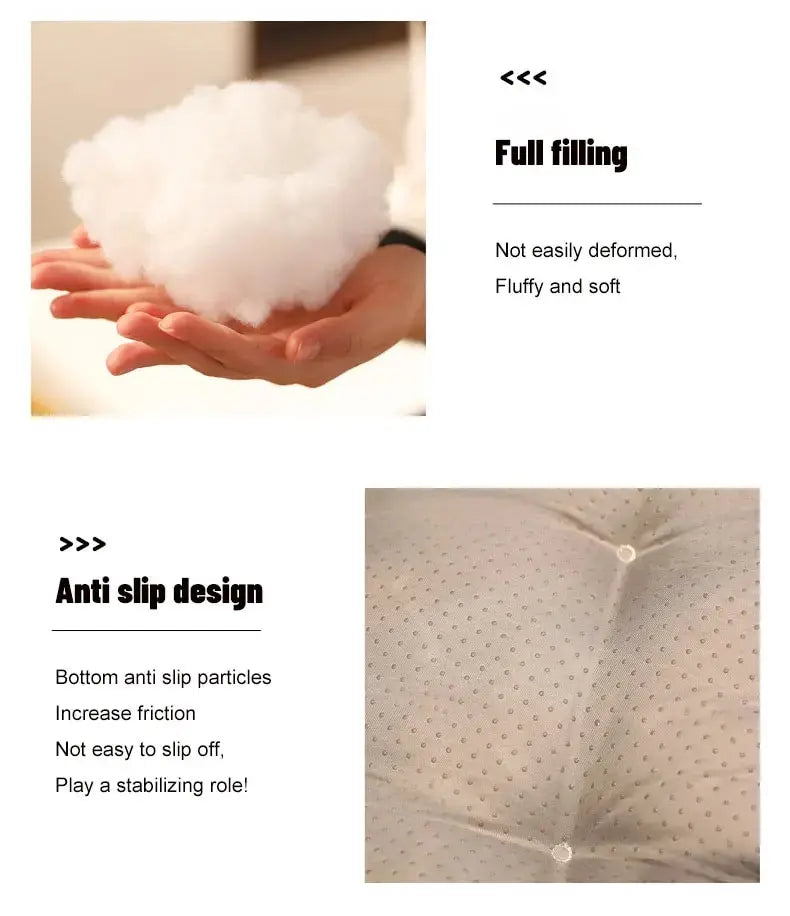 1pc Simulation Bread Toast Cushion Stuffed Memory Foam Pillow Sofa Chair Decor Seat Cushion Cute Student Chair Pad