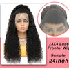 Deep Wave Frontal Wig Human Hair 13x4 Curly Human Hair Wig Transparent  Lace Wig 13x6 Water Wave Wigs 180 Density