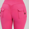 Women Flare Pocket Leggings High Waist Sport Yoga Pants Quick Dry Breathable Leggings Outfit Fitness Gym Clothes Sportwear Pant