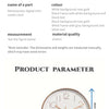 8 Inch Mute Wall Clock Simple Digital Wall Clock Home Decorations Cubic Digital Clock Quartz Wall Clock