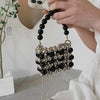 Mini Pearl Bag Luxury Women’s Handheld Bead Bag Purses Fashion Banquet Party Shoulder Bag Pearl Beaded Clutch Purse Mini Bags