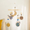 Baby Bed Bell Wood Mobile Toddler Rattles Toys Crib Bell Rattles Boho Style Kids Musical Toys 0-12 Months For Baby Newborn Gifts