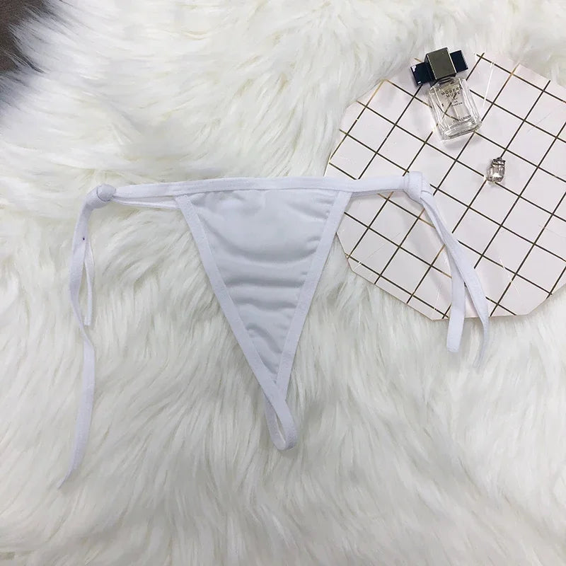 Sexy Custom Thong Name Crystal Letter Underwear Bikini Personalized Customized tangas G-string Girl friend Wife Birthday Gift