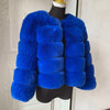 Damenmode Kunstpelzmantel superheiß Herbst Winter Damen kurze Kunstfuchsjacke flauschig hohe Qualität 7XL Damen Pelzmäntel