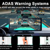 Imagebon 10.26" 4K ADAS Wireless CarPlay & Android Auto Dash Cam Night Vision 24h Park Monitoring Loop Recording GPS FM Car DVR