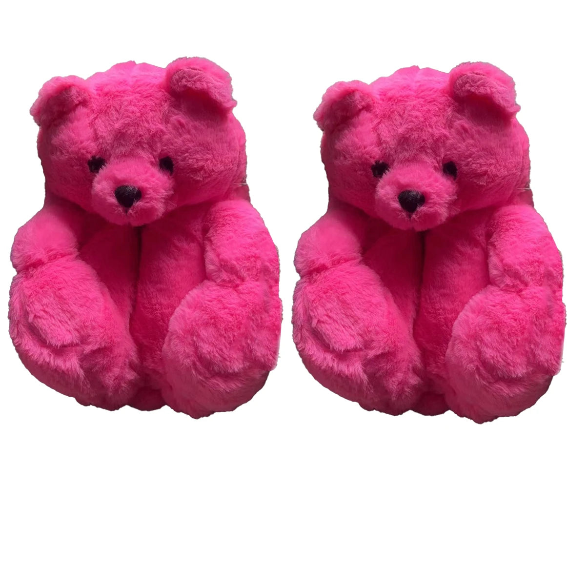 Highland Cow Fashion Bear Plush Slippers Women Men House Animals Soft Shoes Christmas Slipper Adults Indoor Shoes