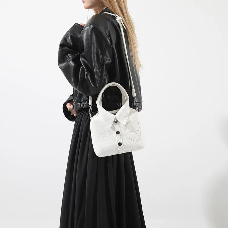 PU Square Compact Shoulder and Crossbody Bags Zipper Unique Design High Quality Hand Bags for Women 2025 Designer Style Bolso