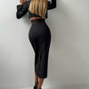TWOTWINSTYLE Solid Hollow Out Patchwork Belt Blazers For Women Notched Collar Long Sleeve Spliced Single Breasted Blazer Female