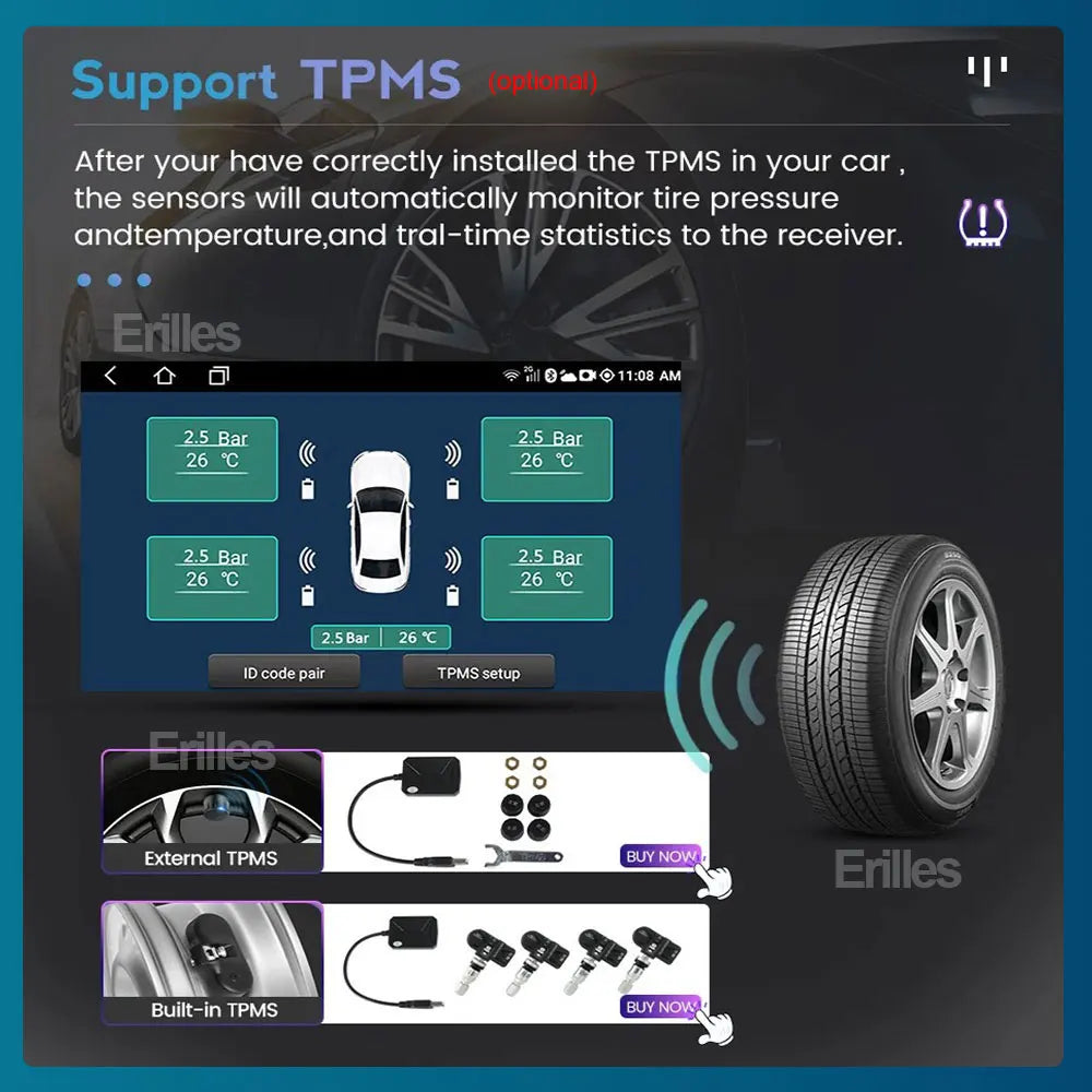 Android 14 Carplay Auto Car Radio GPS For Toyota Raize 1 2019 - 2023 For Daihatsu Rocky 2 2019 - 2021 RHD Stereo Player Video BT