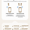 2025 New TWS Wireless Earphones with 5.4 Bluetooth 36 Hours Play Back Sport Earbuds with LED Display Headphones and Built-in Mic