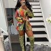 Women's Casual Blazer Printed Top Jacket European And American Hot-Selling Street Trend Blazers Fashionable Women's Jacket