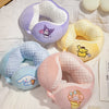 Lovely Kuromi My Melody U-shaped Neck Pillow Kawaii Japanese Style Cinnamoroll Travel Nap Pillow Skin Friendly Thickened Girl