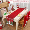 Christmas Table Runner Merry Christmas Decoration for Home Table 2024 Xmas Ornament Navidad Notal Noel Happy New Year Gifts 2025