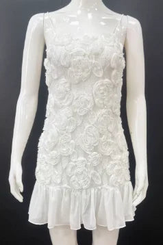 Elegant Womens White Floral Chic Mini Dress Patchwork Pleated Short Dresses Casual Black Evening Party Dresses Birthday Summer