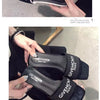 Luxury Design Women's Summer Letter Flat Heel Slippers 2024 Outdoor Trendy Ladies Sandals Female Beach Slippers