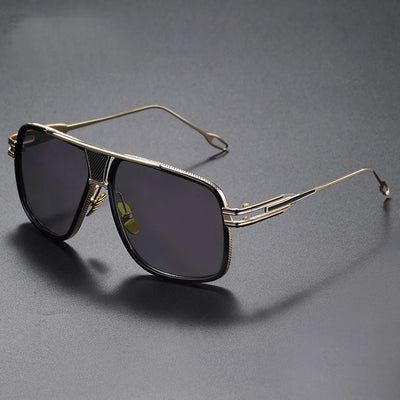 Vintage Oversized Square Sunglasses Men Luxury Brand Designer Sun Glasses Fashion Women Classic Big Frame Driving Uv400 Eyewear