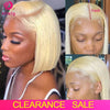 613 Bob Honey Blonde Lace Front Human Hair Wigs For Women Human Hair Remy Brazilian Cheap 13x4 Straight Short Bob Wig 10 14 Inch