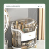 Transparent Desk Makeup Organizer Box Large Capacity Cosmetic Jewelry Storage Drawer Bathroom Dressing Table Sundries Container