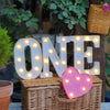 Luxury Alphabet Letter LED Lights Luminous Number Lamp  Battery Night Light for Home Wedding Birthday Christmas Party Decoration