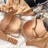 2 Pieces Sexy Underwear Set for Women Classic Cross Hollow Bra Sparkle Rhinestones Lingerie Deep V Push Up Brassiere Set