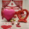 3/1PC 63Inch Extra Large Love Balloons Aluminum Film Red Heart Shaped Balloons Birthday Valentine's Day Wedding Party Decoration