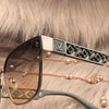 2024 new top luxury fashion sunglasses for women trendy street style quality anti-ultraviolet sunglasses(DS-8829)