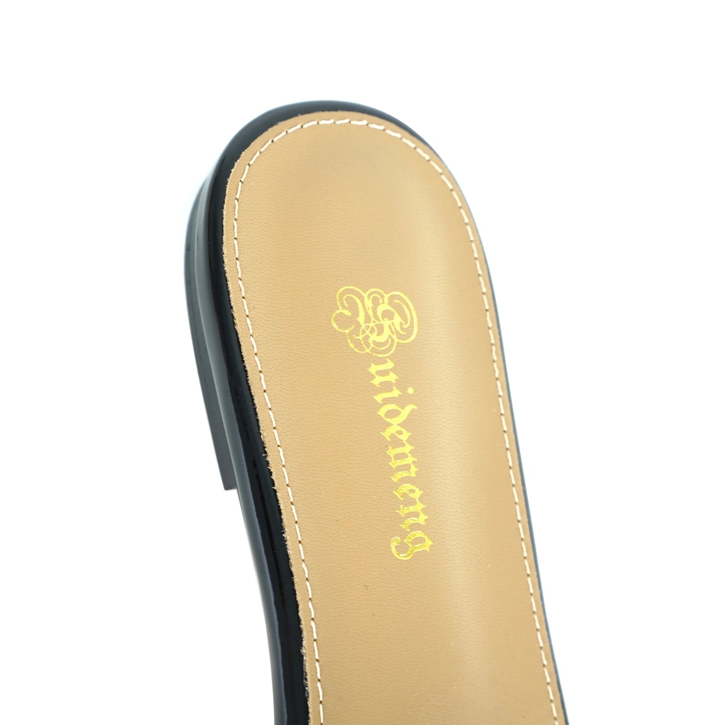 Plus size 35-44 leather slippers women's luxury party shoes square toe fishmouth shoes outdoor beach flip-flops in summer