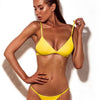 Bikini 2025 New Women's Split Solid Color Adjustable Size Swimsuit