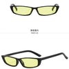 1PC Small Rectangle Sunglasses Women Retro Brand Designer Sun Glasses Vintage Square Narrow Frame Eyewear Female UV400 Shades