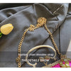 2024 Luxury Women Gold Green Chain Messenger Bags PU Leather Shoulder Bags Shell Clip Designer Handbag And Purse Wedding Clutch