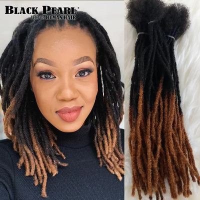 Human Hair Dreadlocks Loc Extensions Kinky Straight 100% Human Hair Dreadlocks Extensions 100% Human Hair Dreadlock Extensions