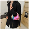 Luxury Designer Evening Clutch Clear Acrylic Women Handbags Fashion Shoulder Bag Half Moon Wedding Purses Party Tote Ladies 2025