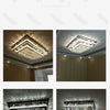 Modern Luxury Crystal LED Chandelier For Living Room Bedroom Dining Room Kitchen Ceiling Lamp Silver Chrome Remote Control Light