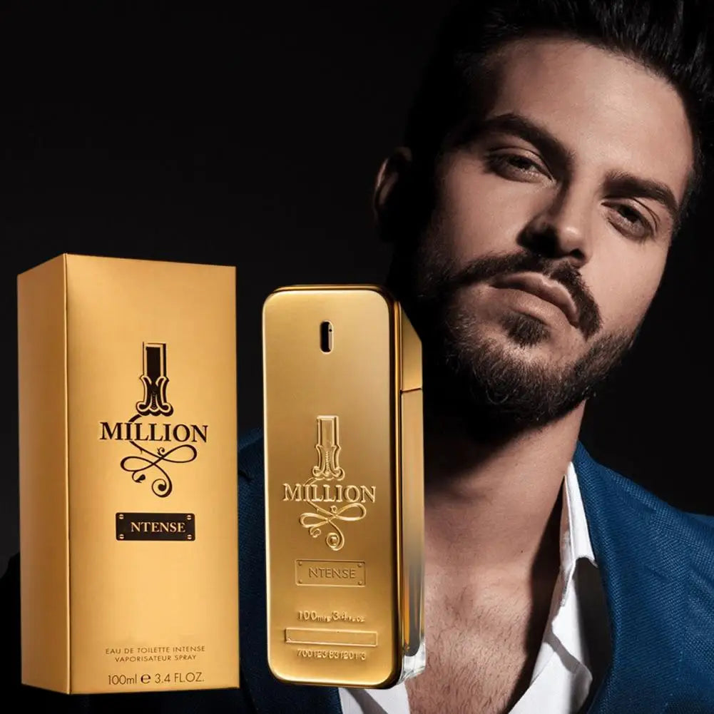 50/100ml Perfume Golden Million Gold Brick Extrait - Men's Long-Lasting Woody Perfume Men's Perfume Pray Fragrance