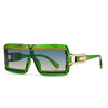 Modern Luxurious Sunglasses for Men Women Square Gradient Designer Unisex Brand Glasses Glamour Fashion Shades UV400