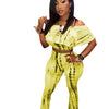Women Sexy Bodycon 2 Piece Outfits V Neck Zip Up Long Sleeve Crop Top Midi Dress Skirt Set Plus Size Party Club Clubwear