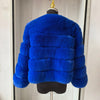 Damenmode Kunstpelzmantel superheiß Herbst Winter Damen kurze Kunstfuchsjacke flauschig hohe Qualität 7XL Damen Pelzmäntel