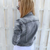 Women Jean Jacket Casual Slim 2025 Spring Autumn Solid Long Sleeve Turndown Collar Cowboy Coat Fashion Denim Jacket Plus Size