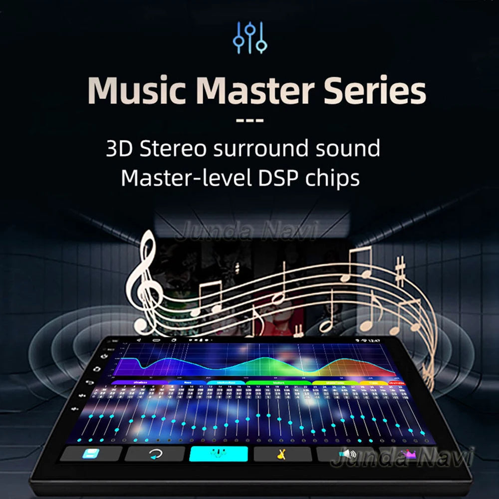 Android 14 Auto Car Radio For Jeep Compass Grand Cherokee Wrangler Chrysler Sebring Town Country Dodge Charger Multimedia Player